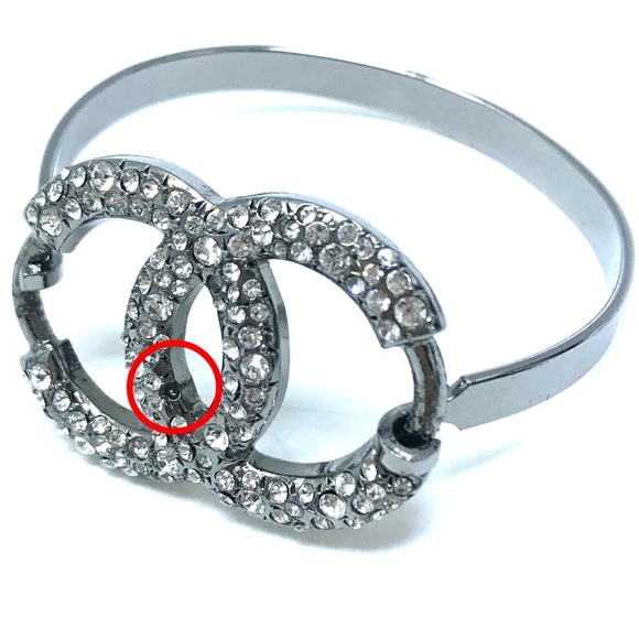 CHANEL Authentic Logo Charm Bracelet - Picture 5 of 10